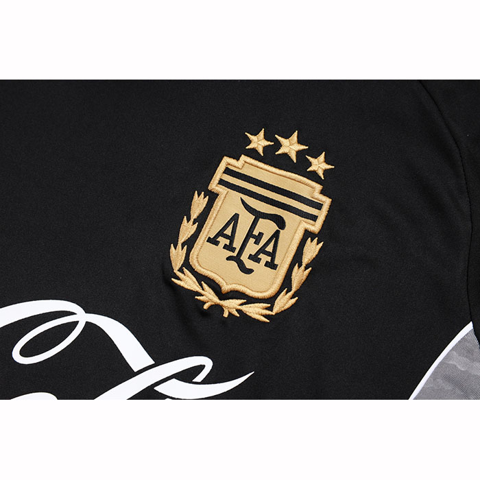 Chandal del Argentina Manga Corta 25-26 Negro - Pantalon Corto